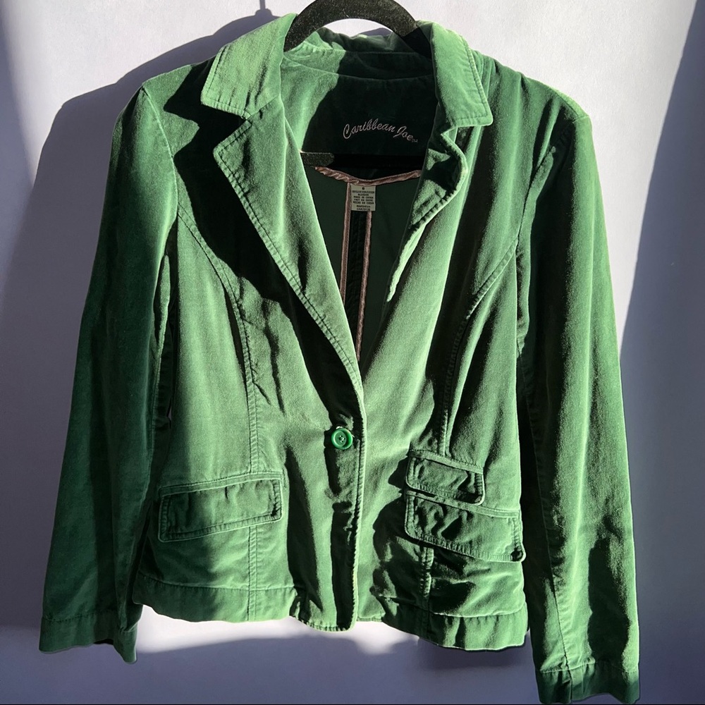 velvet blazer